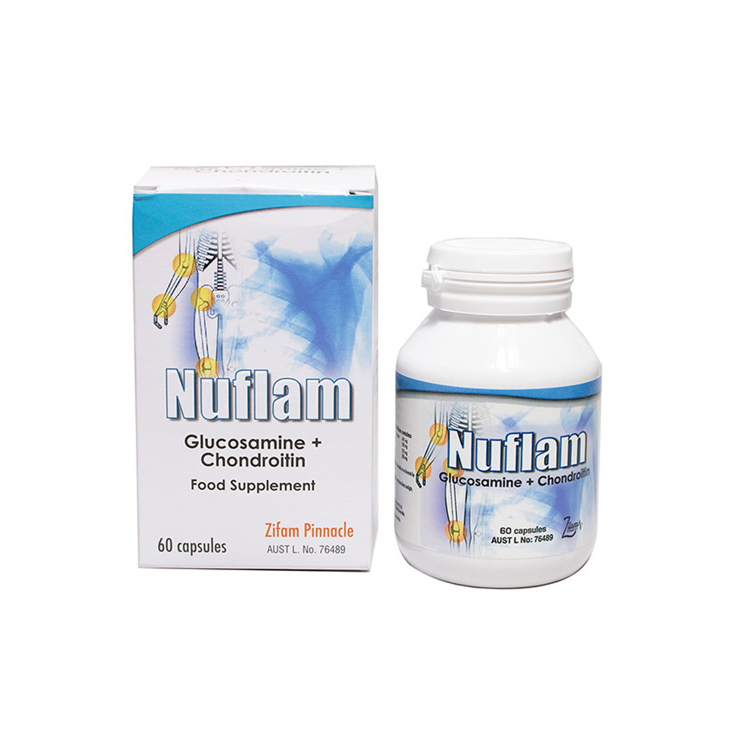 NUFLAM GLUCOSAMINE + CHONDROITIN FOOD SUPPLEMENT