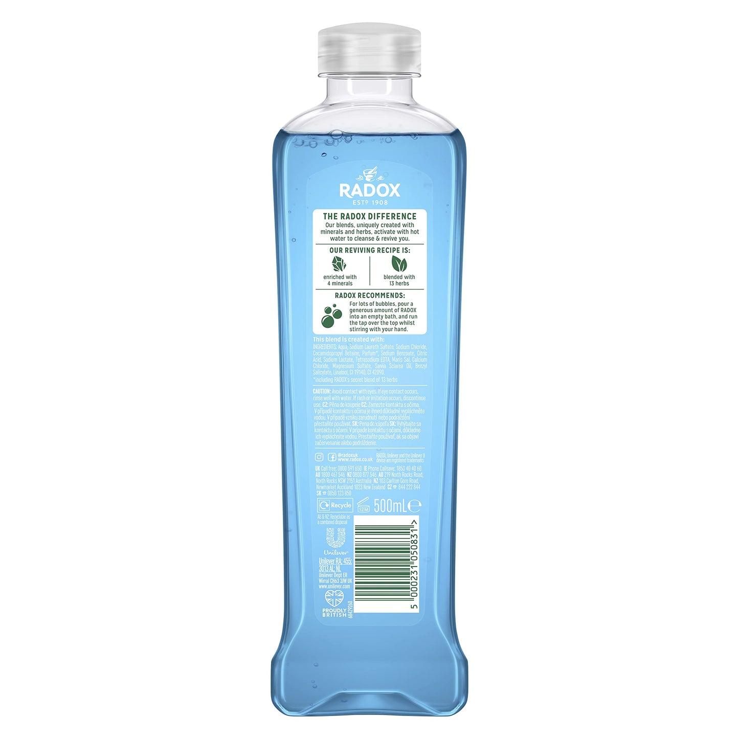 RADOX MUSCLE BATH SOAK 500ML