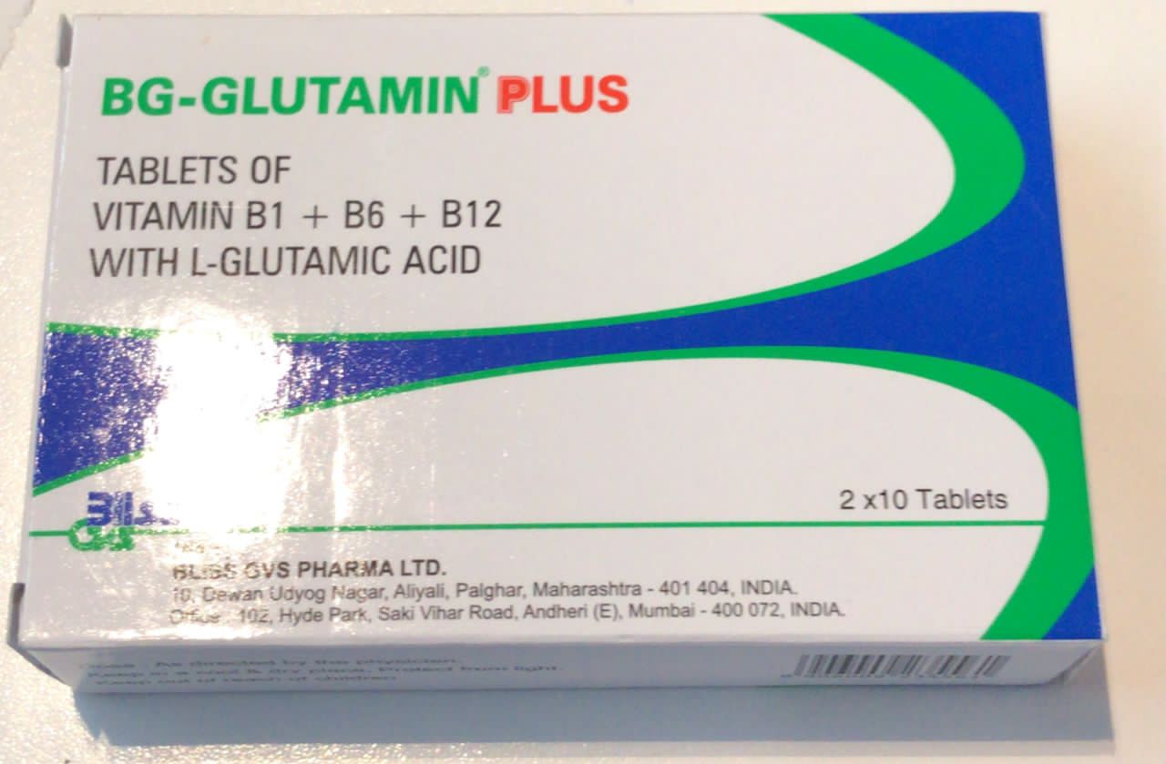 BG-GLUTAMINE PLUS TABLETS