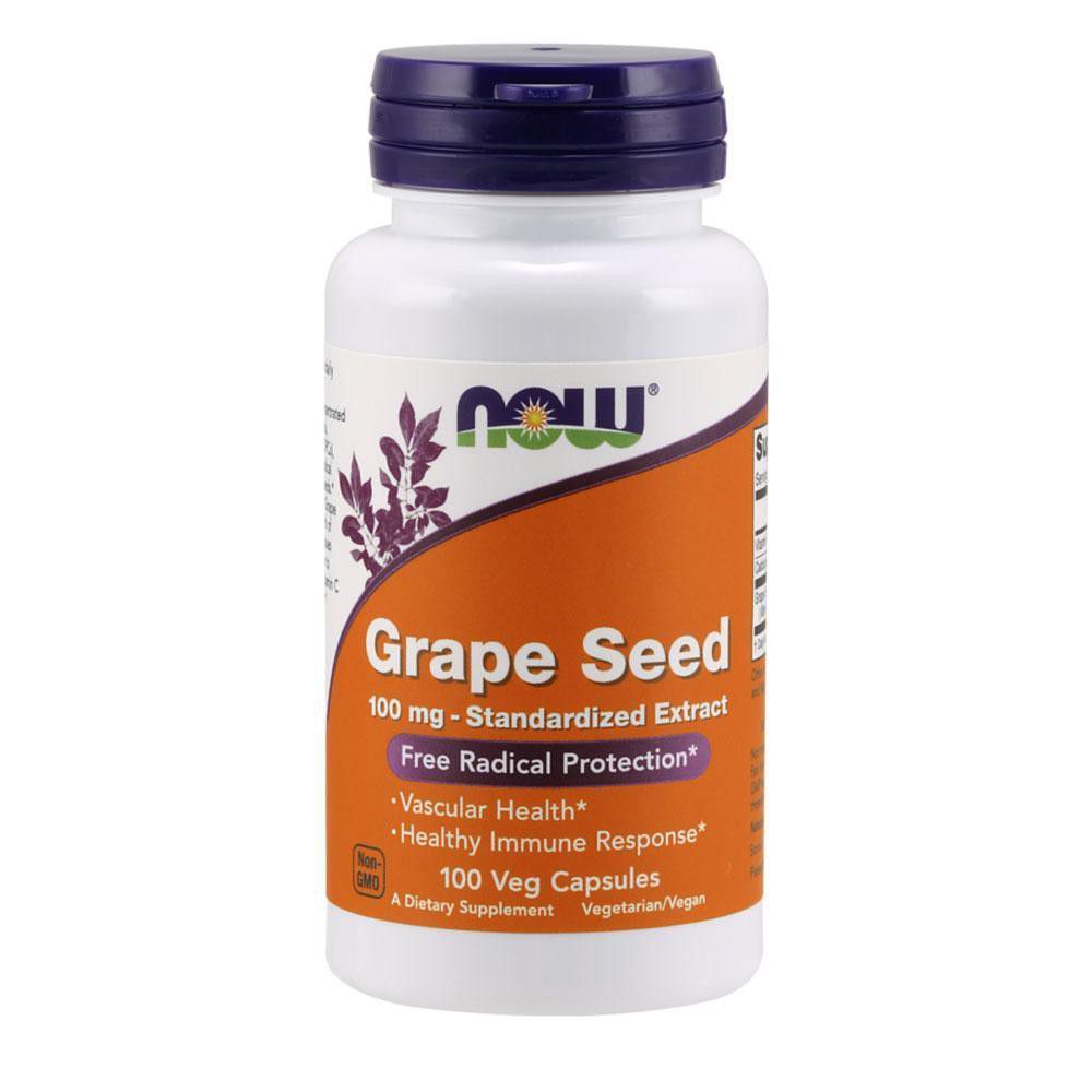 NOW GRAPE SEED 100MG STANDARDIZED EXTRACT