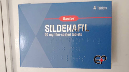 EXETER SILDENAFIL 50MG, 4 TABLETS