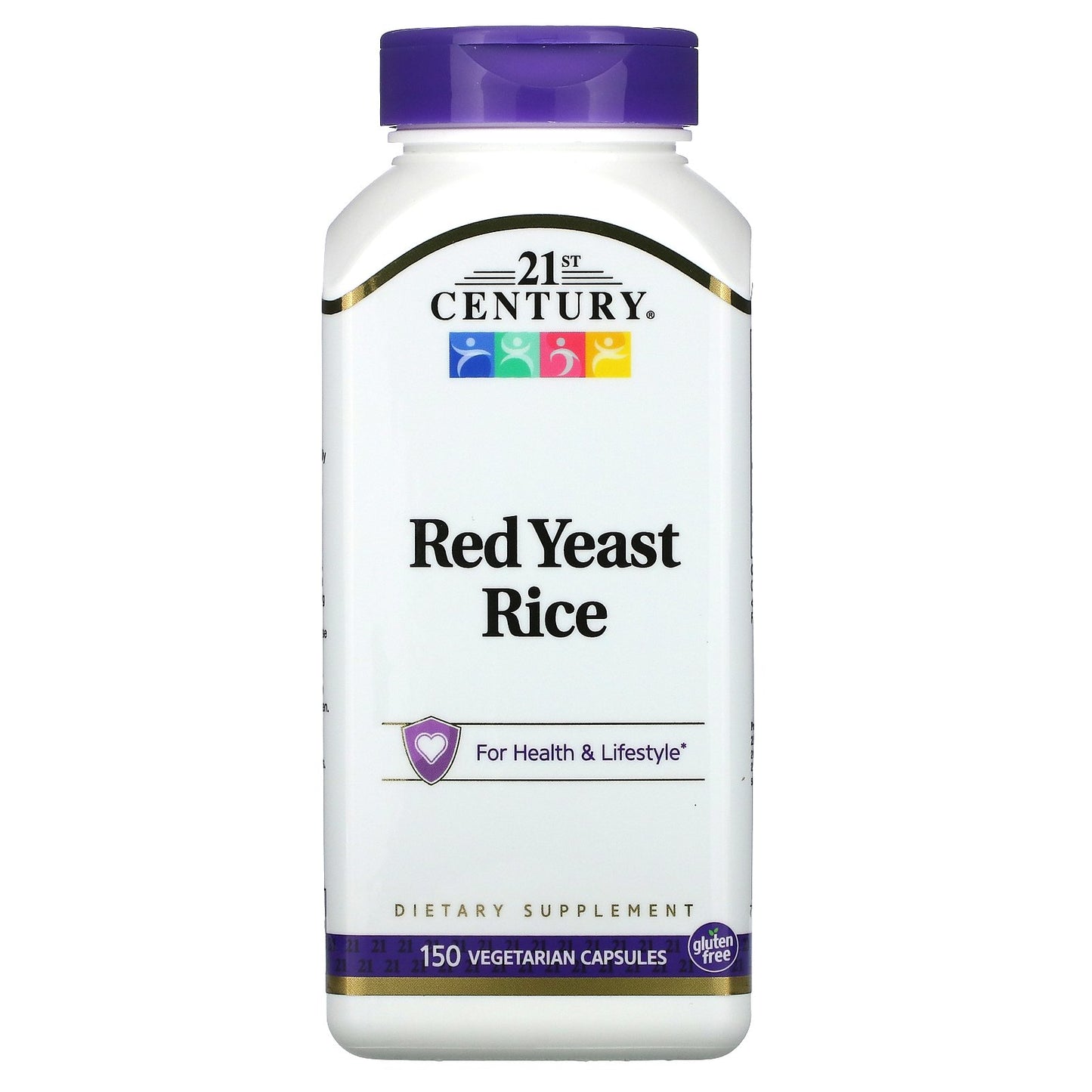 21ST CENTURY RED YEAST RICE 1200MG, 150 VEG. CAPSULES