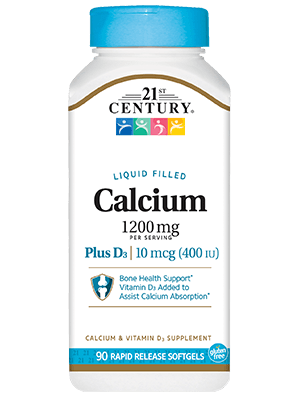 21ST CENTURY CALCIUM 1200MG + D3 - E-Pharmacy Ghana