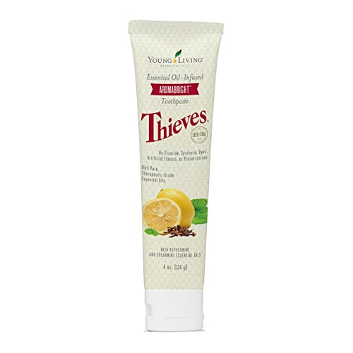 Young Living Thieves AromaBright Toothpaste - Helps Support Strong and Healthy-Looking Teeth - 114 ml