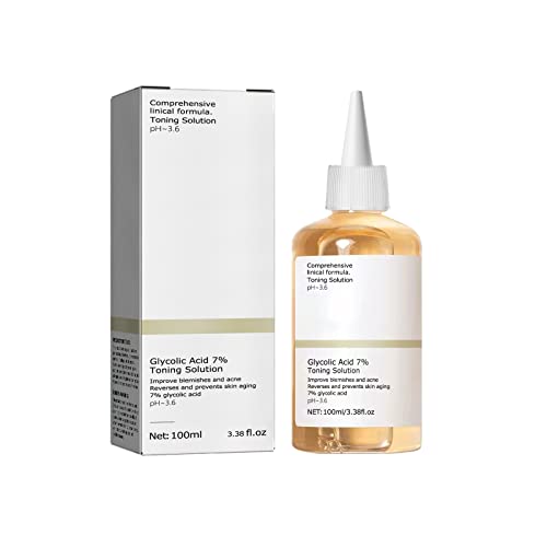 Glycolic Acid 7% Toning Resurfacing Solution,Exfoliate,and Rejuvenate Your Skin, Solution for Blemishes and Acne100ml …