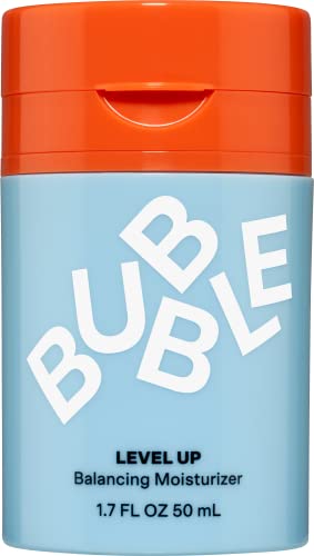 Bubble Skincare Level Up Balancing Gel Moisturizer - Shine-Free Radiance & Hydration for Acne Prone Skin (50ml)