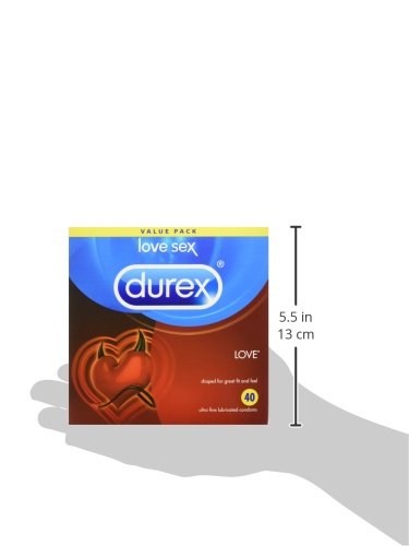 Durex Love Condoms, 40 Count