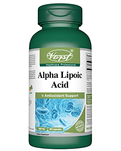 Alpha Lipoic Acid (ALA) 300mg 90 Capsules Glucose Leveler Immune System Boosting Supplement