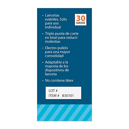 EasyTouch Twist Lancets - 30 G, (100 per box)