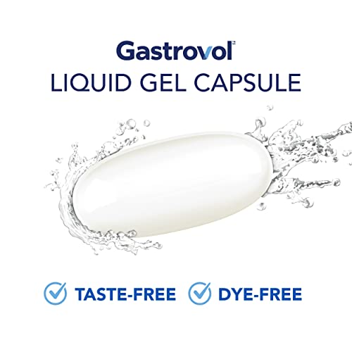 Gastrovol 3-in-1 Relief Liquid Gels, For Diarrhea, Nausea, and Upset Stomach, Dye Free & Taste Free, 16 Capsules