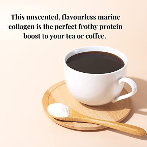 Calisla - Marine Collagen Powder - Hydrolyzed Marine Collagen Peptide Powder With Type I, II, III, IV - Unflavored Collagen Marine Powder With 9g of Protein - Nova Scotian Wild Caught Fish