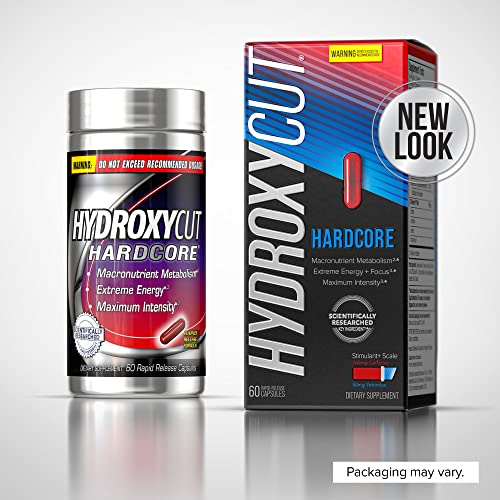 Weight Loss Pills for Women & Men Hydroxycut Hardcore Weight Loss Supplement Pills Energy Pills to Lose Weight Metabolism Booster for Weight Loss Weightloss & Energy Supplements 60 Pills