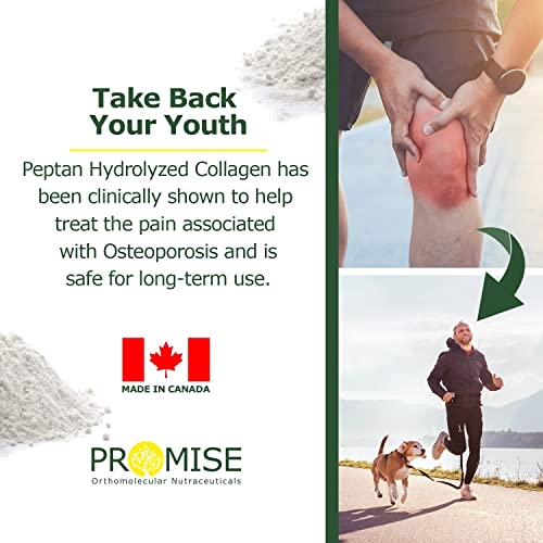 🇨🇦 825gm (29oz) Hydrolyzed Bovine Collagen Peptides Protein featuring 10,000 mg of Peptan, Better Absorption, Grass Fed, Extra Strength. For Skin, Nails, Bones and Joints, Non GMO, Unflavoured