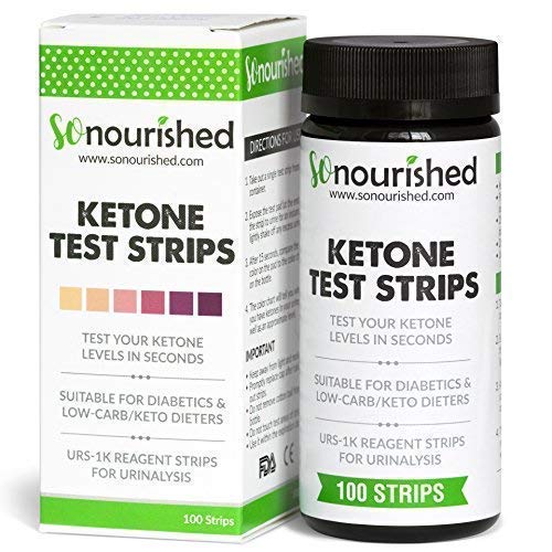 Urine Ketone Strips - Suitable for Diabetics and Low Carb Dieters - Ketosis Strips & Diabetic Test Strips. Ketosis Test with Keto Strips Kit Takes Only 15 Seconds! 100 Keto Sticks