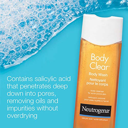 Neutrogena Body Clear Acne Body Wash with Salicylic Acid, 250 mL