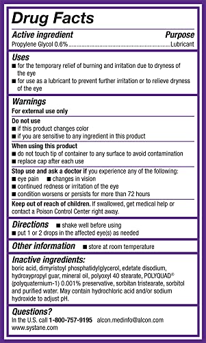 Systane Balance Lubricant Eye Drops, Restorative Formula, Twin pack, 0.33 Fl Oz (Pack of 2)