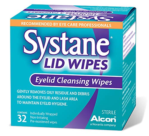 Alcon Systane Eyelid Cleansing Wipes, 32 Count (Pack of 1)