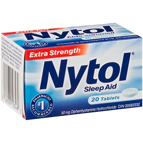 Nytol One-A-Night Tablets - 20 Count - Fast and Effective Nighttime Sl ...