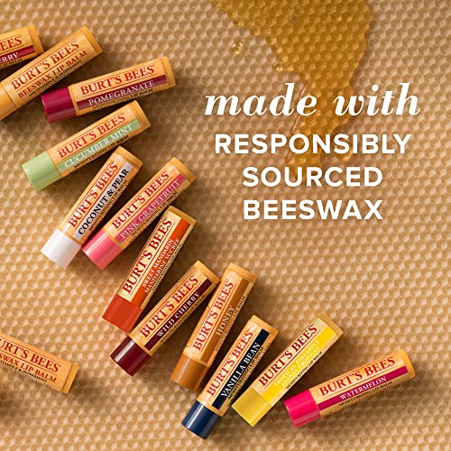 Burt's Bees Beeswax Bounty Classic Lip Balm Holiday Gift Set, 4 Tubes 