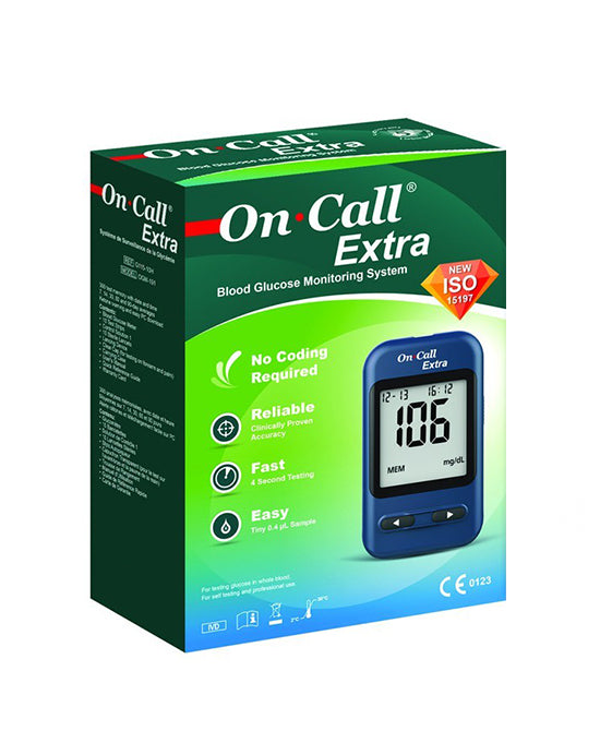 ON CALL EXTRA BLOOD GLUCOSE MONITORING SYSTEM - E-Pharmacy Ghana
