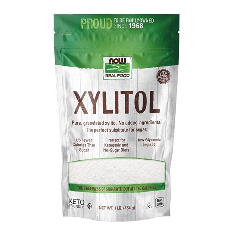 NOW REAL FOOD XYLITOL1 LB (454g)