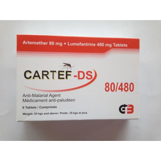 CARTEF DS 80/480MG TABLET - E-Pharmacy Ghana