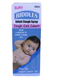 BABY RIDDLES INFANT COUGH SYRUP 100ML