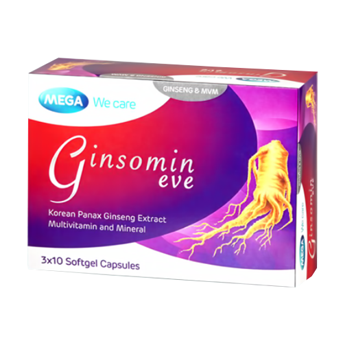 GINSOMIN EVE CAPSULES 30’S - E-Pharmacy Ghana