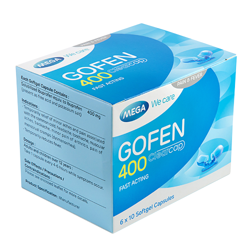 IBUPROFEN 400MG CAPSULES 60’S (GOFEN) - E-Pharmacy Ghana