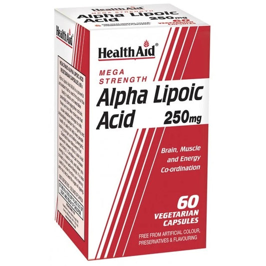 HEALTHAID ALPHA LIPOIC ACID 250MG, 60 CAPSULES