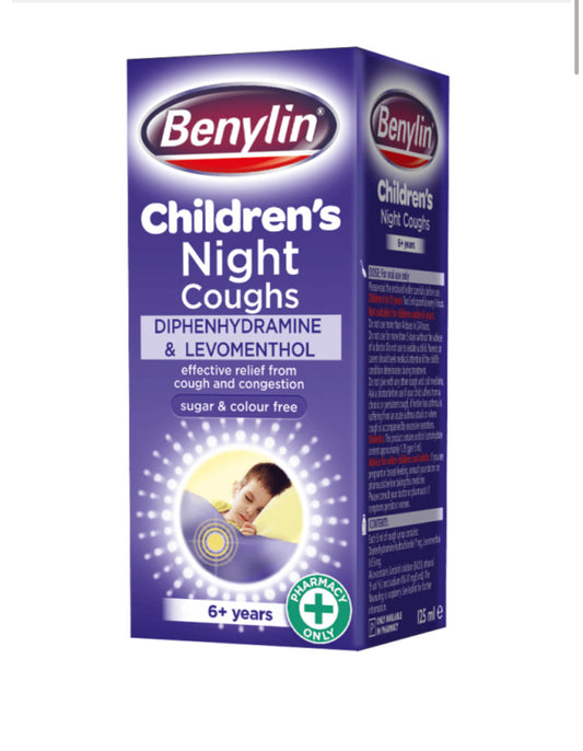 BENYLIN CHILDREN’S NIGHT COUGHS SYRUP 6+ - E-Pharmacy Ghana