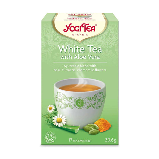 YOGI TEA WHITE TEA WITH ALOE VERA