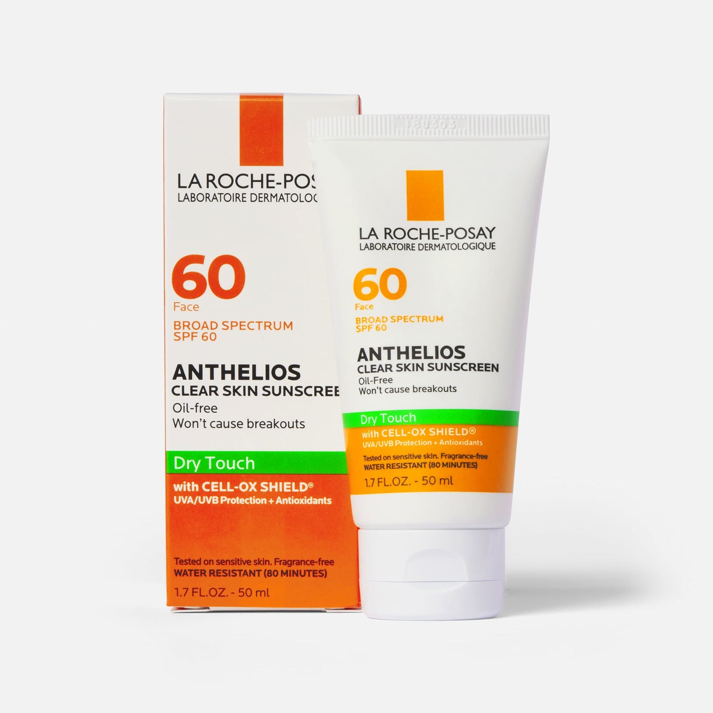 LA ROCHE-POSAY ANTHELIOS CLEAR SKIN SUNSCREEN SPF 60, 50ML