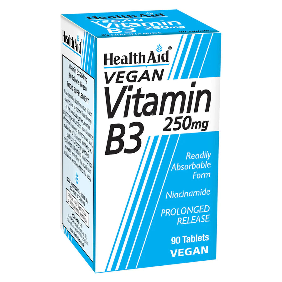 HEALTHAID VITAMIN B3 250MG, 90 TABLETS