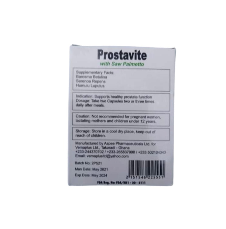 PROSTAVITE WITH SAW PALMETTO