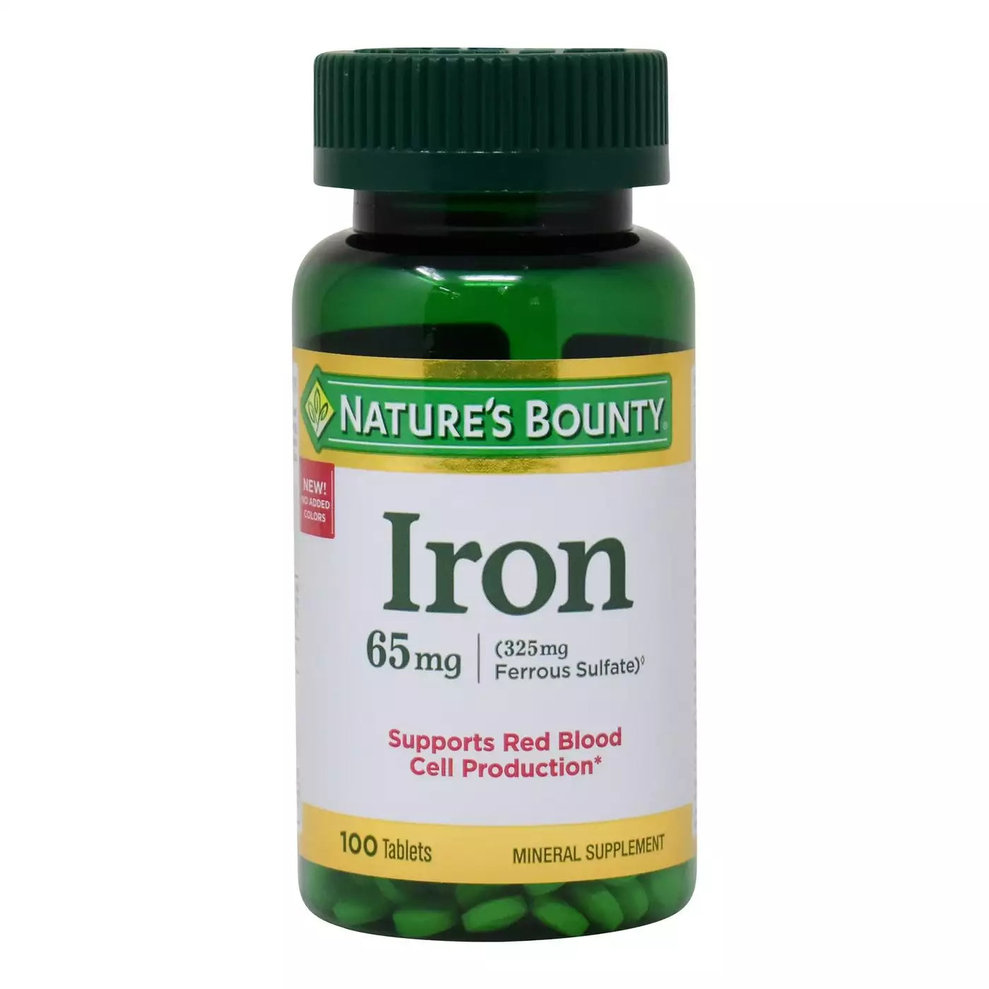 NATURE’S BOUNTY IRON 65MG, 100 TABLETS – Health Online