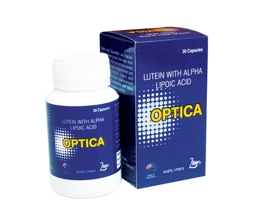 OPTICA LUTEIN WITH ALPHA LIPOIC ACID, 30 SOFT CAPSULES