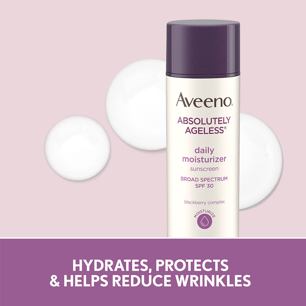 AVEENO ABSOLUTELY AGELESS DAILY MOISTURIZER SPF 30