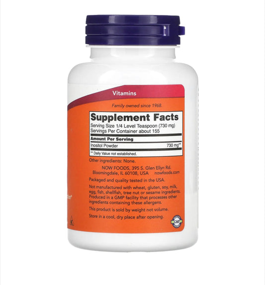 NOW INOSITOL POWDER, 113g