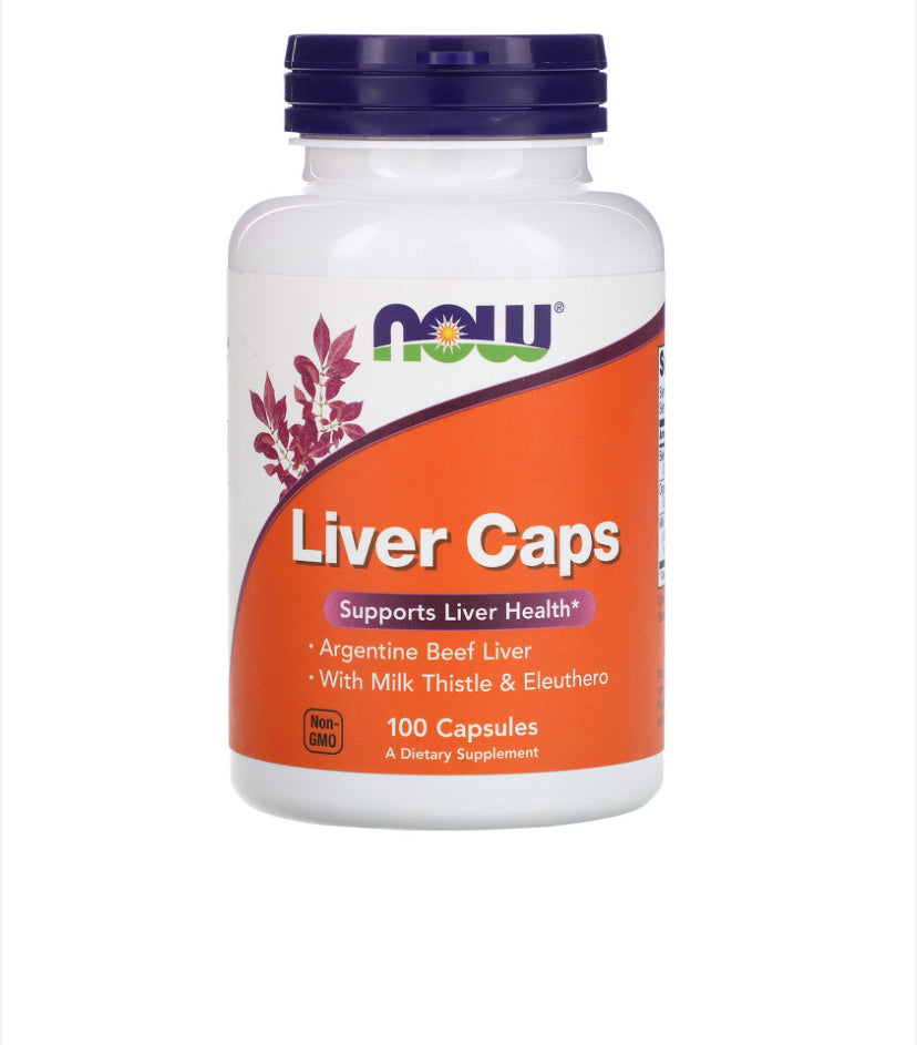 NOW LIVER CAPS, 100 CAPSULES