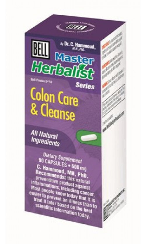 BELL MASTER HERBALIST COLON CARE & CLEANSE