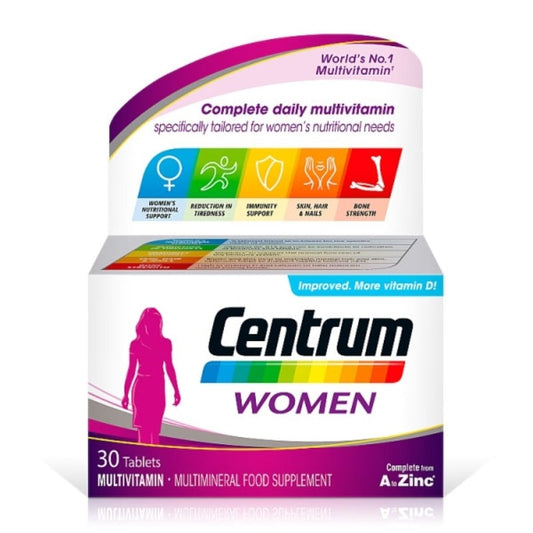 CENTRUM WOMEN MULTIVITAMIN, 30 TABLETS
