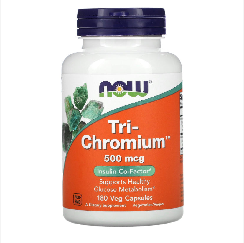 NOW TRI-CHROMIUM, 500 MCG