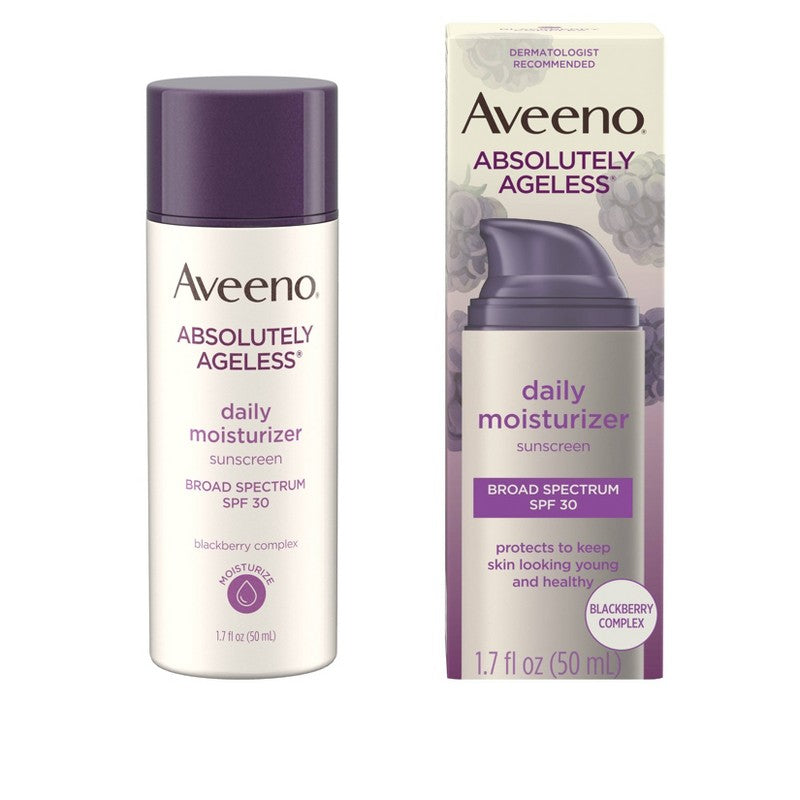 AVEENO ABSOLUTELY AGELESS DAILY MOISTURIZER SPF 30