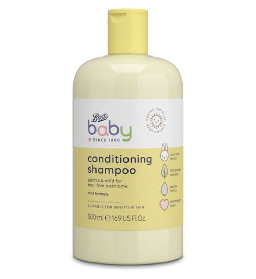 BOOTS BABY CONDITIONING SHAMPOO 500ML