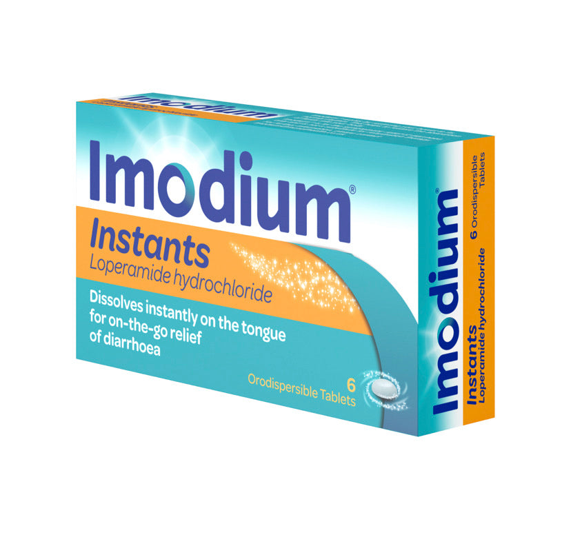IMODIUM INSTANTS - 6 ORODISPERSIBLE TABLETS - E-Pharmacy Ghana