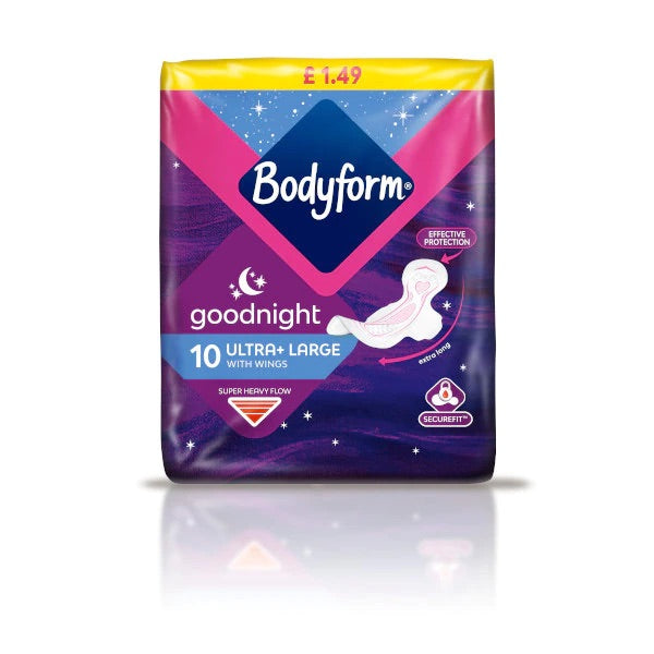 BODYFORM GOODNIGHT 10 ULTRA LARGE