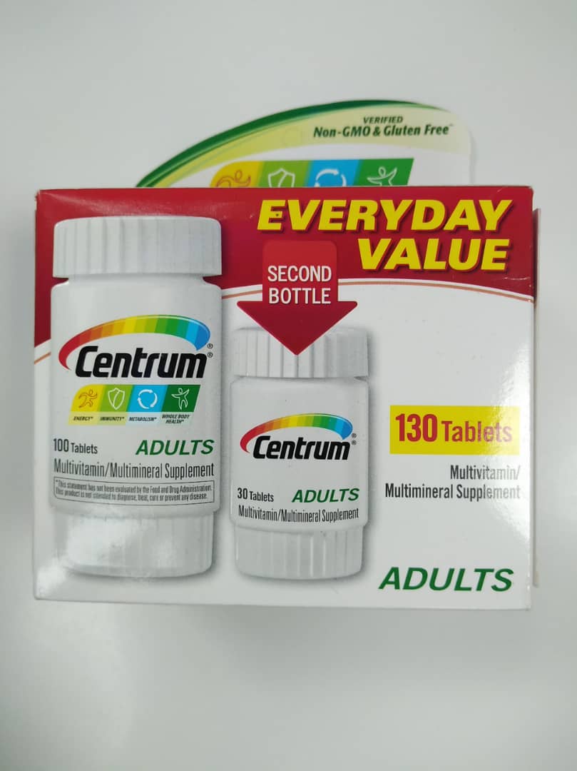 CENTRUM ADULTS 130 TABLETS - E-Pharmacy Ghana