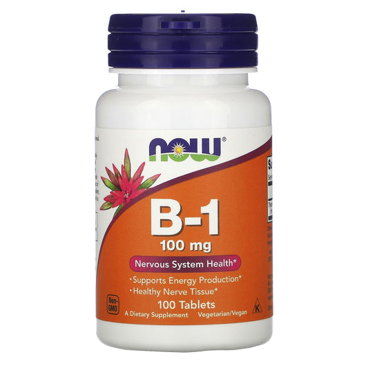 NOW B-1 100MG, 100 TABLETS